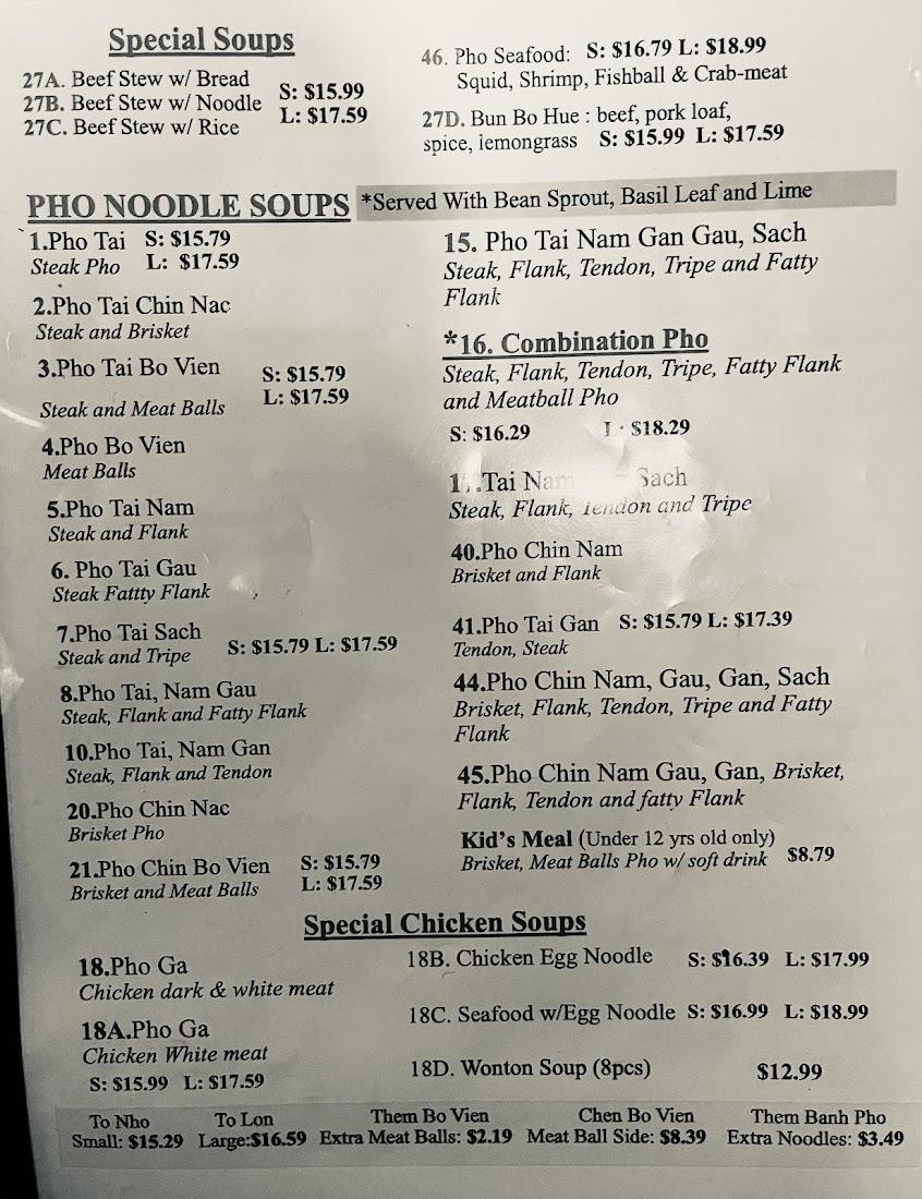 Pho Lynn Vietnamese Restaurant